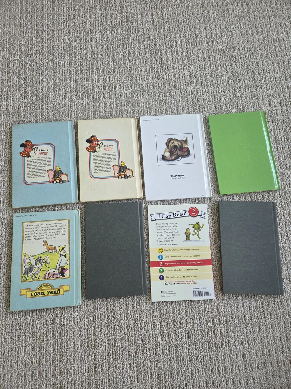 Classic Children's Storybook Lot - Assorted Color Covers